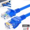 Cat5e Ethernet Patch/Lan Cable With Gold Blue, 4 Pair RJ45 Connector 2MTR