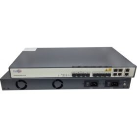 FIBRSOL 4 Port GPON OLT FS-4G-2X-GPON-L3 DP with 4 PON SFP