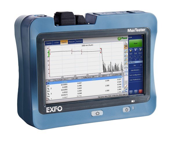 EXFO MaxTester 730D LIVE – PON/Metro OTDR FTTH PON /MDU FIBER & Metro Network Testing LIVE OTDR
