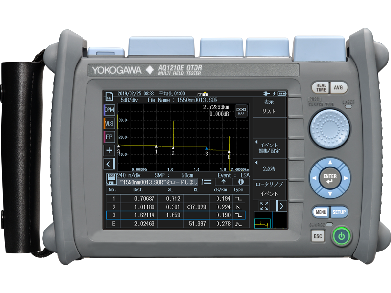 YOKOGAWA AQ1210 OTDR – Mid-Range Optical Fiber Tester