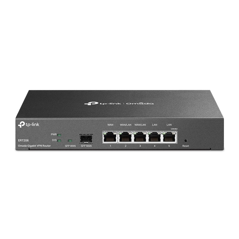 TP-Link ER7206 SafeStream Gigabit Multi-WAN VPN Router with one SFP Port - Image 2