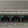 Tenda TEG1110PF-8-120W 9GE+1SFP Ethernet Switch With 8-Port PoE