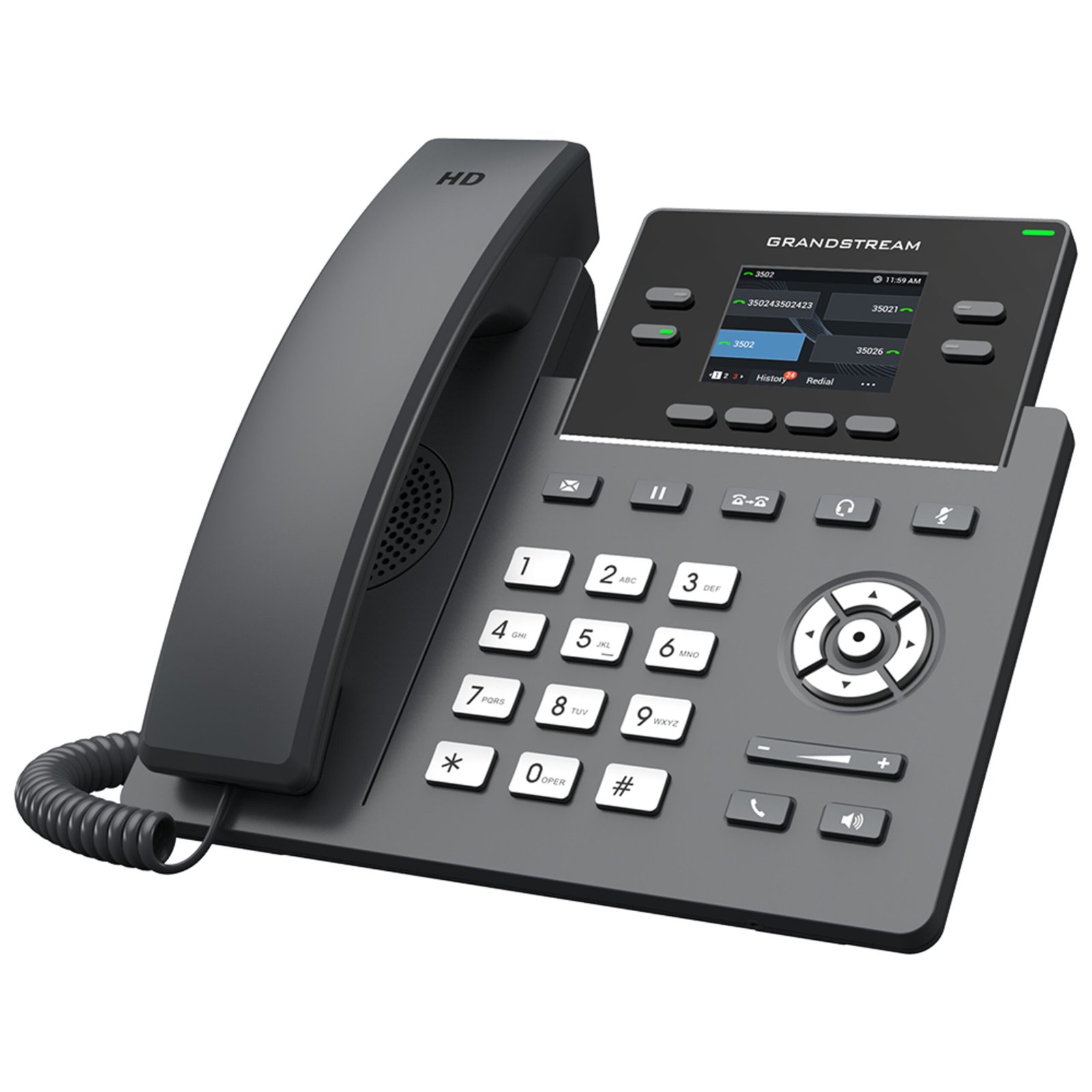 Grandstream Landline GRP2612W | 4-Line Wireless IP Phone with HD Audio, Wi-Fi & BLF Keys - Image 4