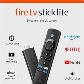 Fire TV Stick Lite with Alexa Voice Remote | Full HD Streaming & Dolby Atmos Support