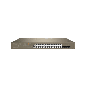 Tenda TEG5328XP-24-410W L3 Managed PoE Switch With 4-Port 10G SFP+