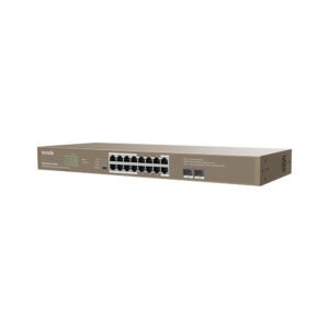 Tenda TEG1118P-16-250W 16GE+2SFP PoE Ethernet Switch