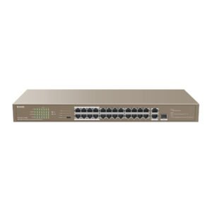 Tenda TEF1126P-24-250W  24FE+2GE/1SFP Rackmount Switch