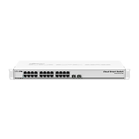 MIKROTIK SWITCH CSS326-24G-2S+RM | 24-Port Gigabit Smart Switch with 2 SFP+ in 1U Rackmount