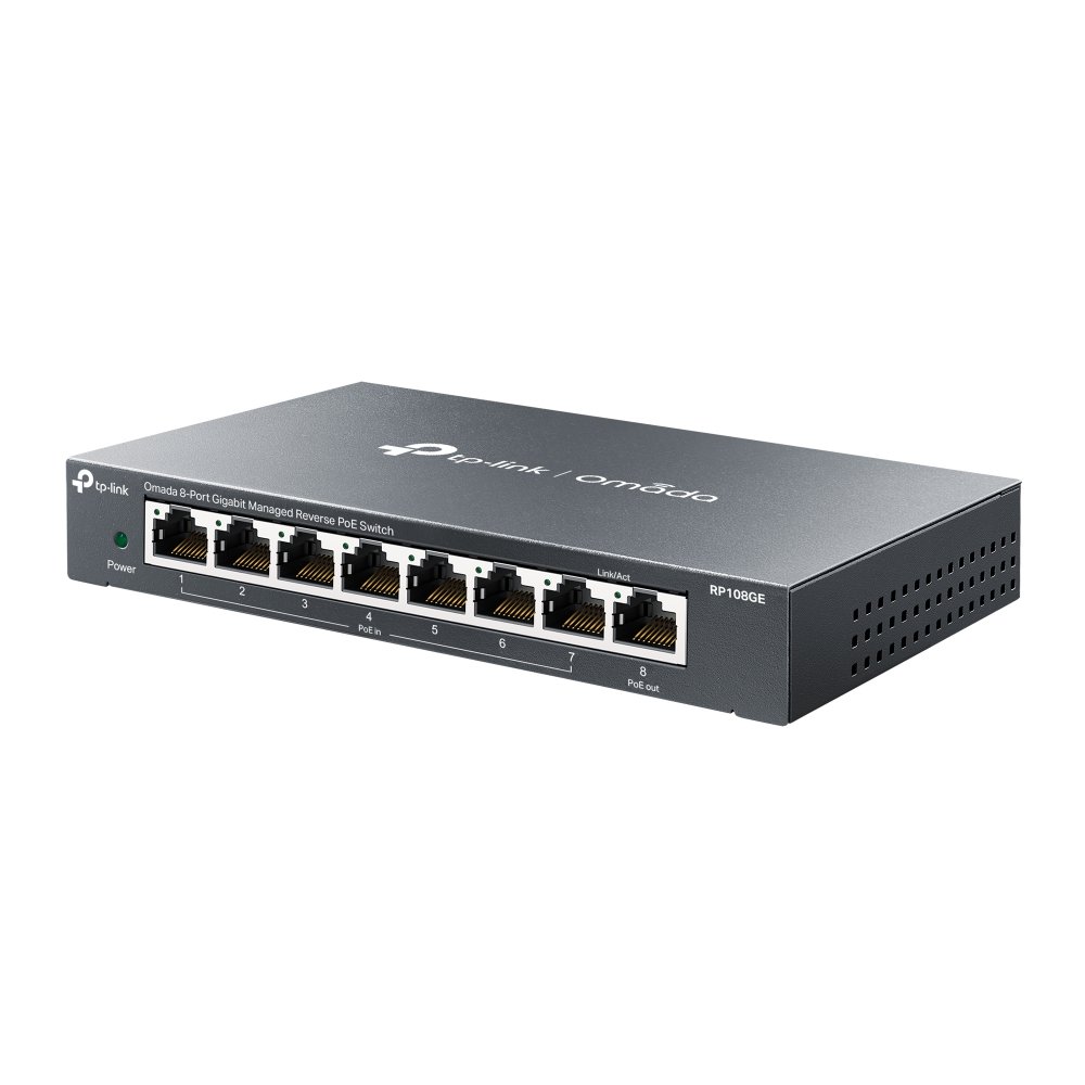 TP-Link TL-RP108GE 8 Port Gigabit Managed Reverse PoE Switch - Image 3