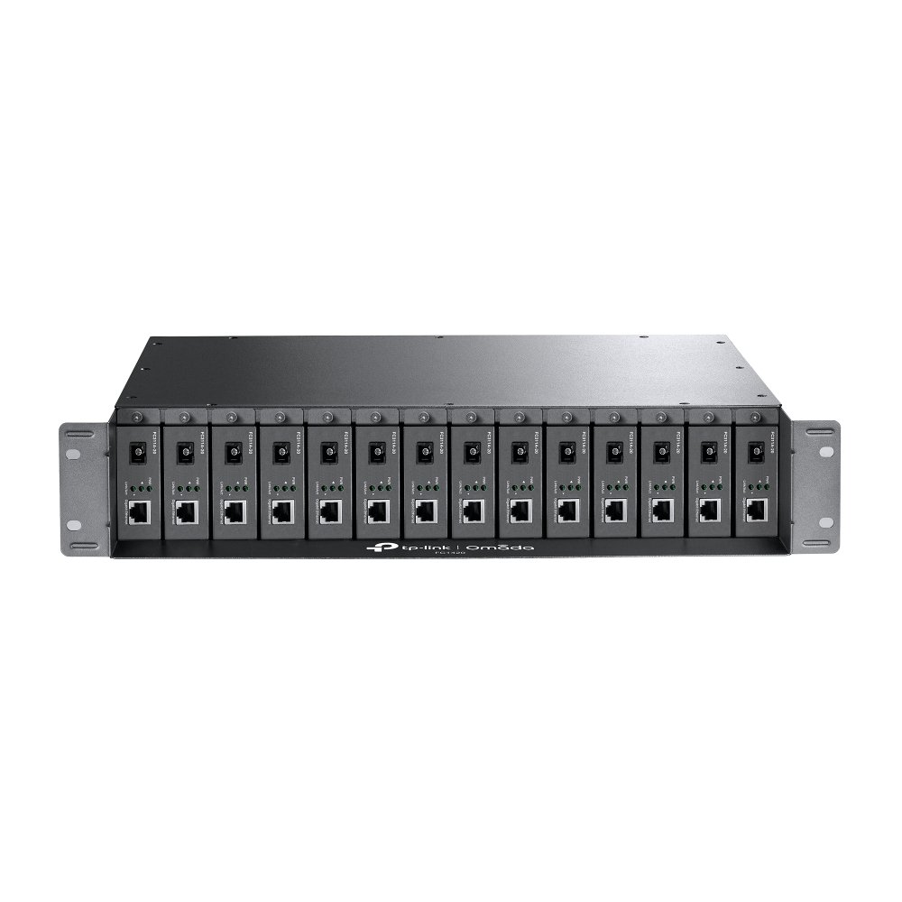 TP-Link TL-FC1420 Omada 14-Slot Rackmount Chassis for Media Converters – FC1420