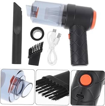 Portable 2-in-1 car vacuum cleaner with blower. USB rechargeable - Image 4