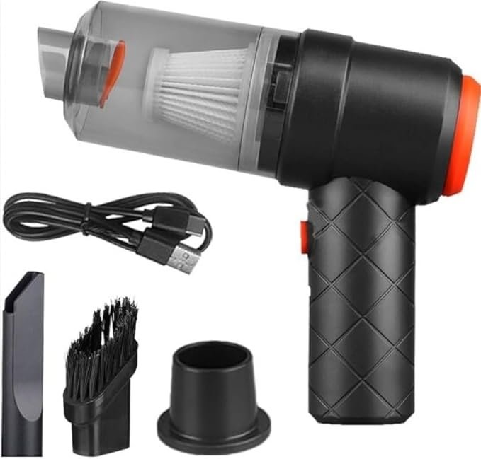 Portable 2-in-1 car vacuum cleaner with blower. USB rechargeable - Image 5