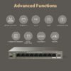 Tenda TEG1110PF-8-120W 9GE+1SFP Ethernet Switch With 8-Port PoE