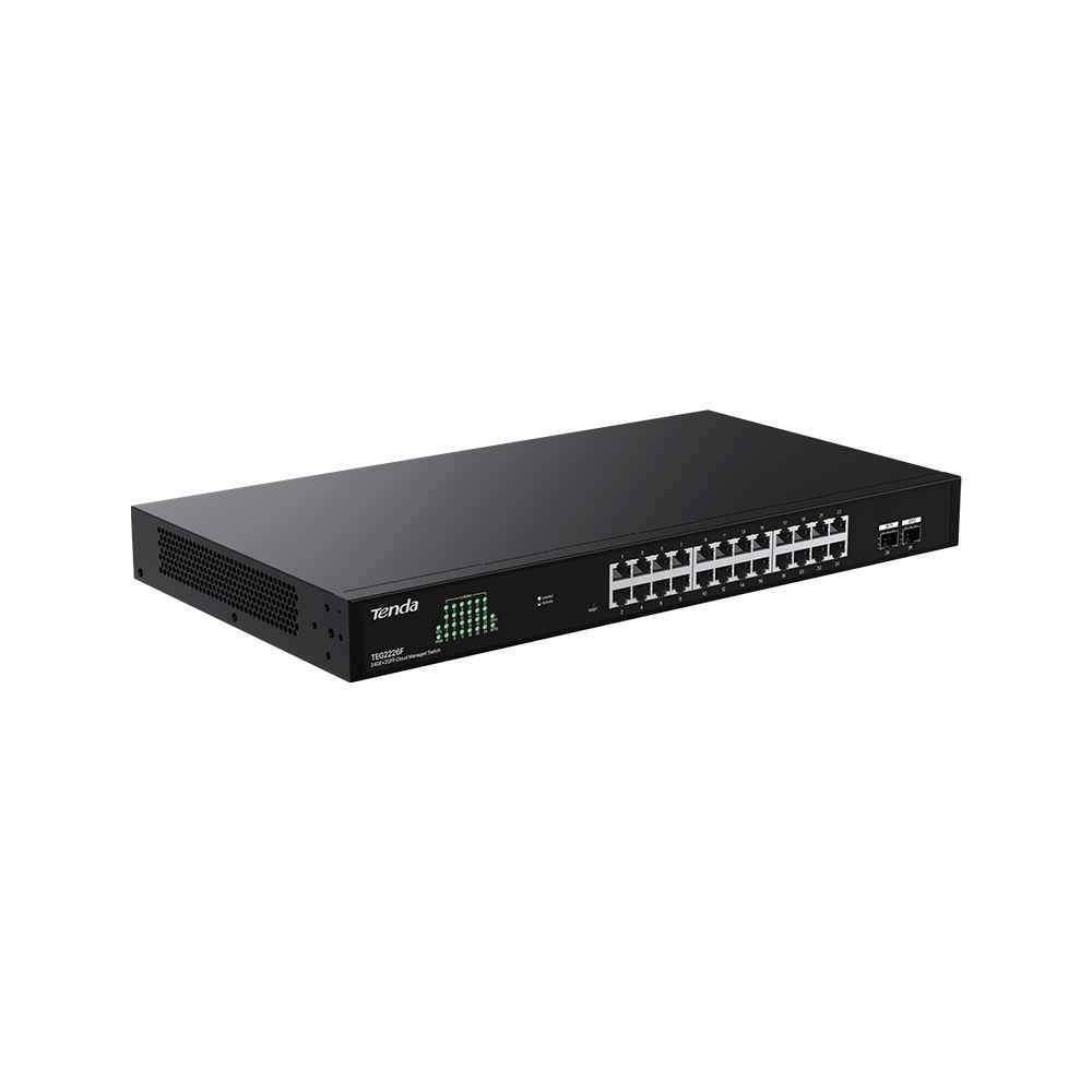 Tenda TEG2226F 24GE+2SFP Cloud Managed Switch - Image 3