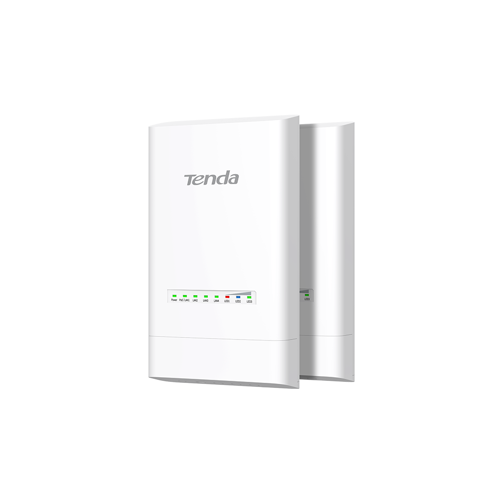Tenda OS3 5GHz 12dBi Outdoor CPE | 867Mbps Wireless Bridge with 4 LAN Ports
