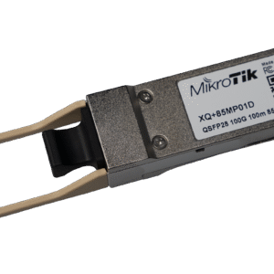 Mikrotik SFP XQ+85MP01D | 100G QSFP28 MM Module | 100m MPO for CCR2216/CRS504