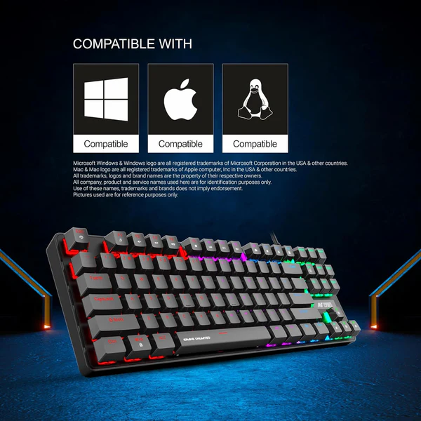 Ant Esports MK1000 TKL Mechanical Gaming Keyboard – Outemu Blue Switches, LED Backlit - Image 6