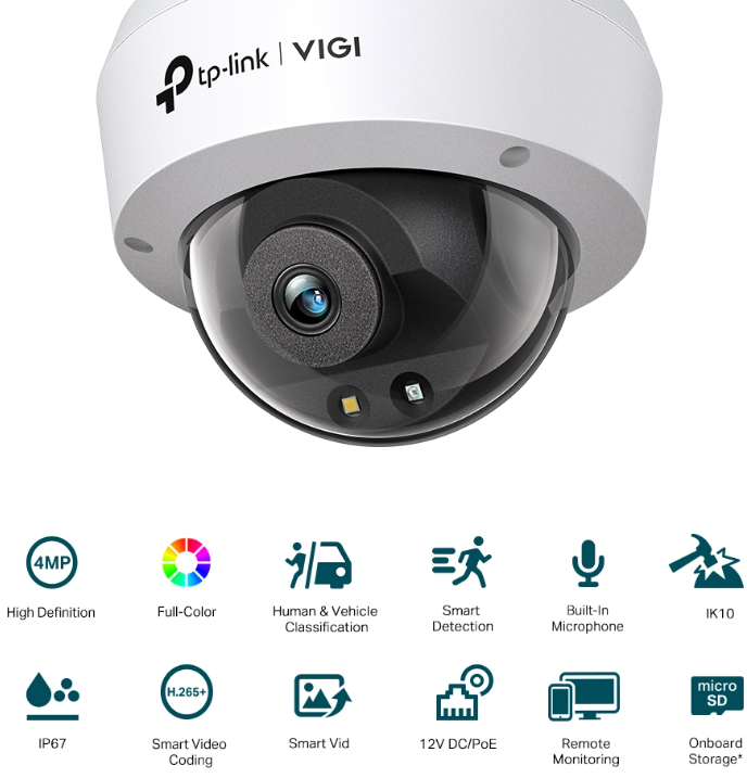 CCTV Camera Tp-link VIGI C240 2.8mm 4MP - Image 4