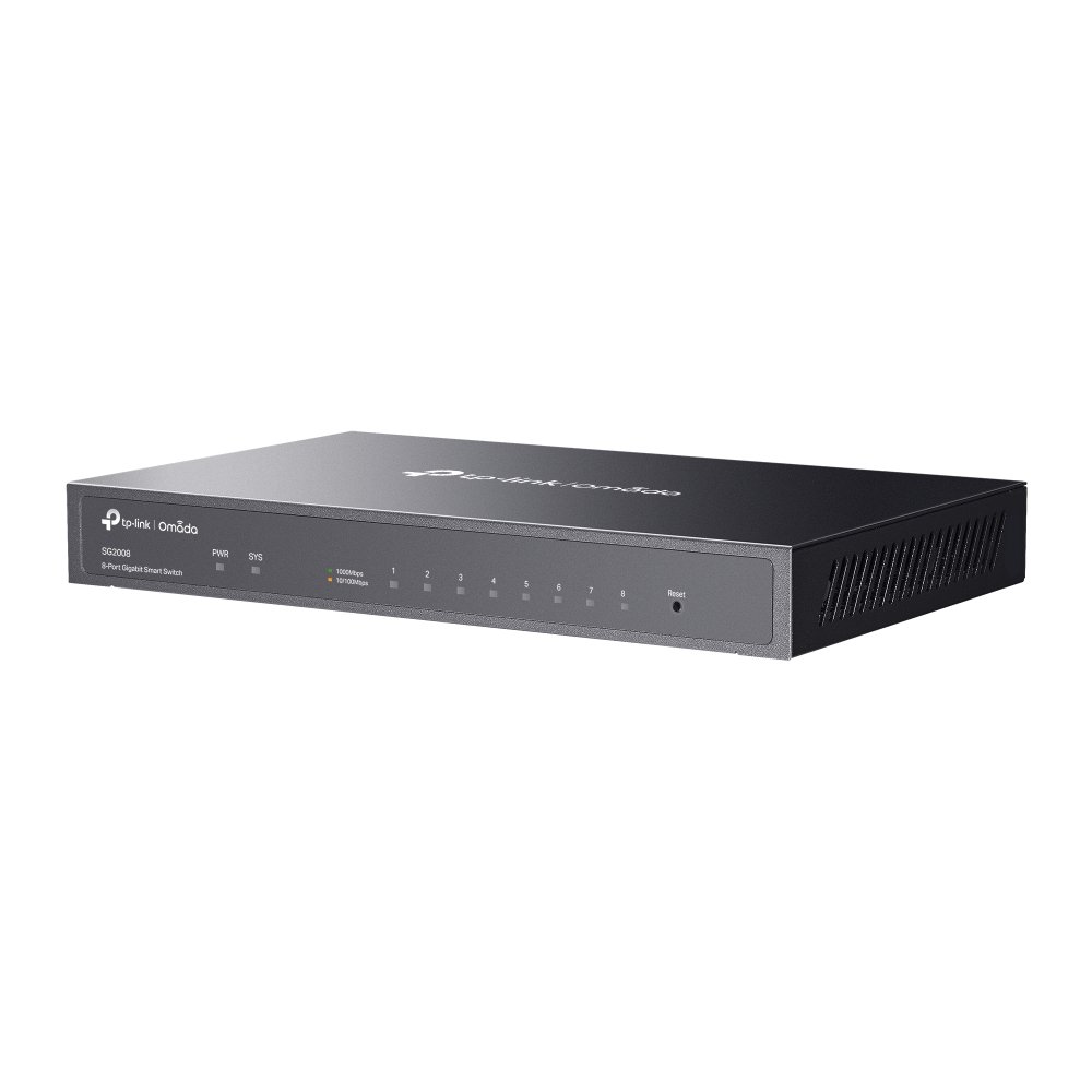 TP-Link TL-SG2008 (SG2008) JetStream Omada 8-Port Gigabit Smart Switch - Image 4