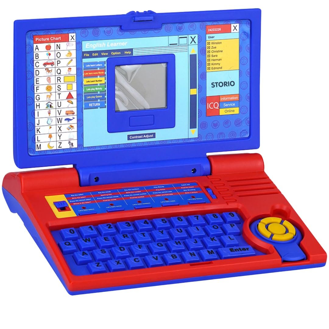 Storio Toys Laptop for Kids – Educational Learning Toy with Mouse - Image 3