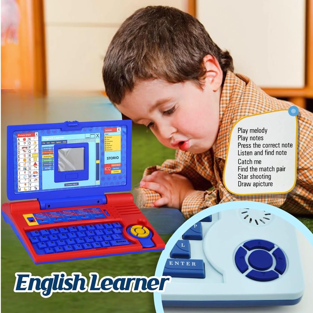 Storio Toys Laptop for Kids – Educational Learning Toy with Mouse - Image 4