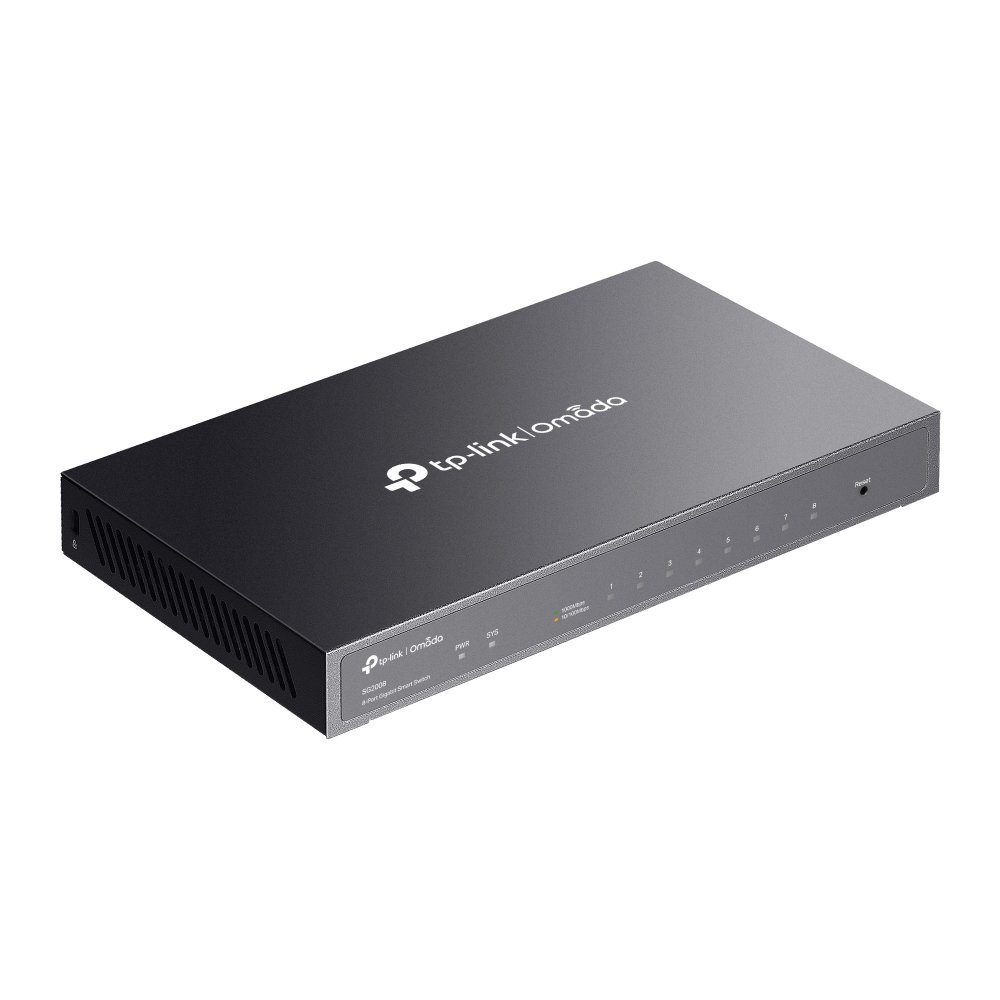 TP-Link TL-SG2008 (SG2008) JetStream Omada 8-Port Gigabit Smart Switch - Image 5