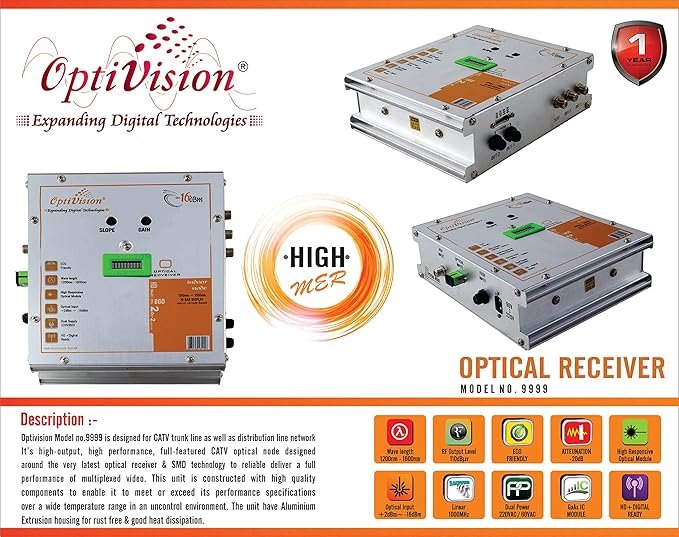 Optivision High-Performance CATV Optical Node OV-9999 for Catv Network&Cable Tv Network