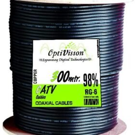 Coaxial Cable Opti Vision Coaxial Cable 100MTR RJ6