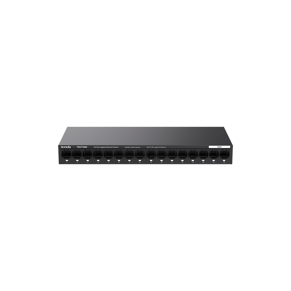 TENDA -Unmanaged Switches- 16Port- TEG1116M -10/100/1000. - Image 5