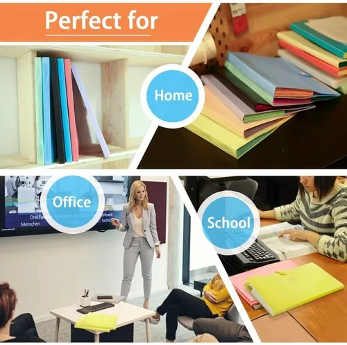 Expanding File Folder – 5 Pocket A4 Plastic Organizer - Image 6