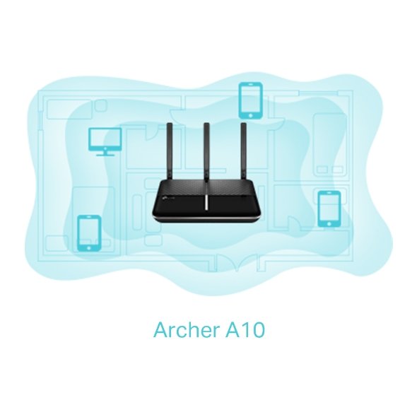 TP-Link Archer A10 V1 AC2600 MU-MIMO Wi-Fi Router - Image 6