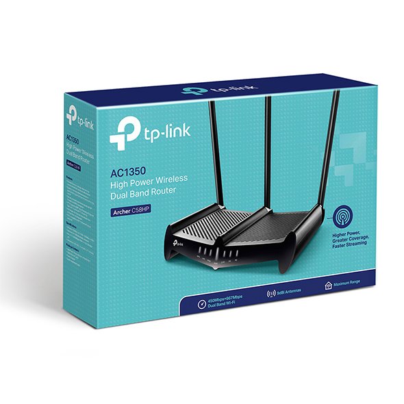 TP-Link Archer C58HP AC1350 High Power Dual Band Router - Image 5