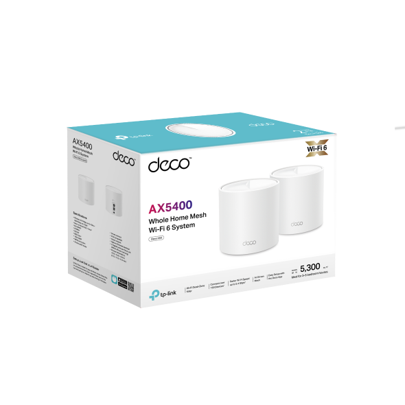Home Mesh WiFi 6 Tp-Link Deco X60 AX5400 pack of 2 - Image 4