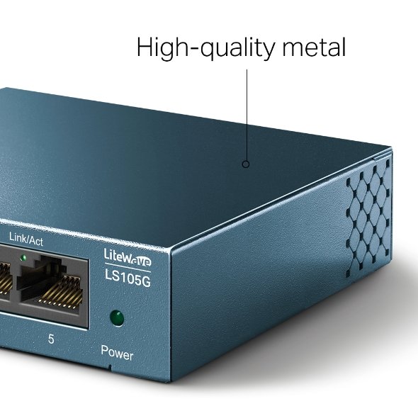 Desktop Switch TP-Link LS105G 5-Port 10/100/1000Mbps - Image 6