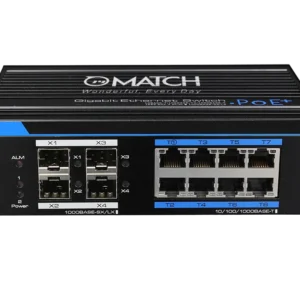MATCH LB-LINK Switch Industrial 8-Port Gigabit PoE+ 2/4-Port