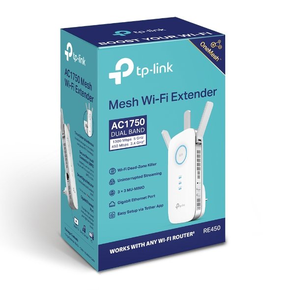 Wi-Fi Range Extender TP-Link RE450 AC1750 Wi-Fi Range Extender - Image 5