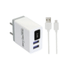 Fast Charger Electroline 2.4 AMP – Dual USB, 2.4A Output with Smart Protection