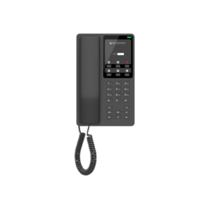 Grandstream GHP621 IP Telephone (Black) | 2 SIP Lines | HD Audio | PoE | Wall Mountable Hotel Phone