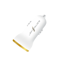 Car Charger Electroline CC-102 | 3.1A Dual USB Fast Charging with Smart Protection