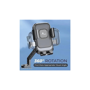 Mobile Holder for Bikes – 360° Rotation, One-Click Locking, Anti-Shake Grip