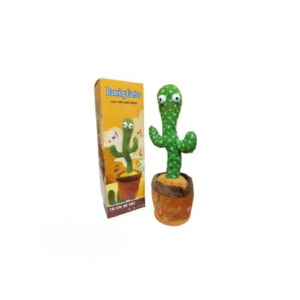 Talking Toy – Dancing Cactus Plush with Singing, Voice Recording, Repeating & LED Light