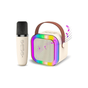 Classic Bluetooth Speaker with Karaoke Mic – Wireless, IP66 Water Resistant