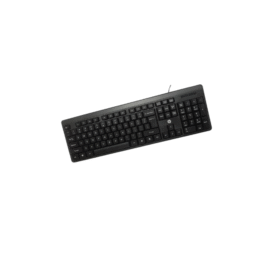 HP K100 Wired Keyboard – Chiclet-Style, USB Plug & Play, LED Indicators, All-Day Typing Comfort