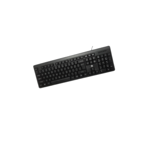 HP K100 Wired Keyboard – Chiclet-Style, USB Plug & Play, LED Indicators, All-Day Typing Comfort