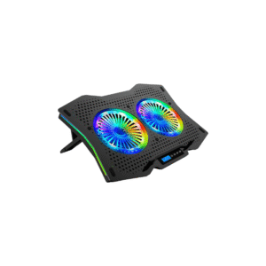 ZEBRONICS ZEB-NC9000 Laptop Cooling Pad – Black | Dual-Fan, 1200 RPM