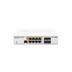 MikroTik PoE Switch CRS112-8P-4S-IN | 8x Gigabit Ports with PoE-Out & 4x SFP Uplink Ports