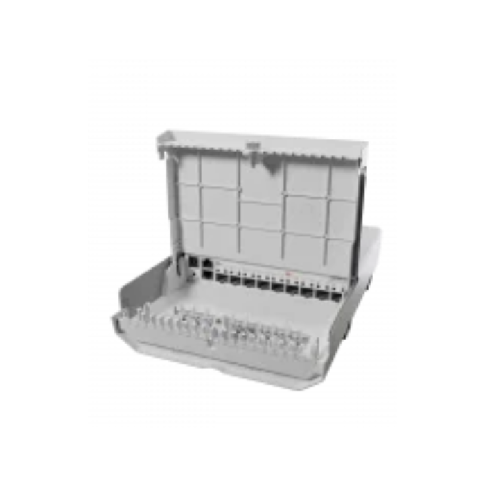 MikroTik NetFiber 9 CRS310-1G-5S-4S+OUT | Outdoor 10G SFP+ Switch with 9 Fiber Ports & PoE
