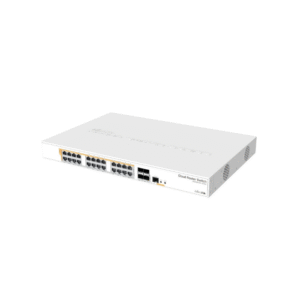 MikroTik CRS328-24P-4S+RM | 24-Port PoE+ Gigabit Switch with 4 SFP+ Ports