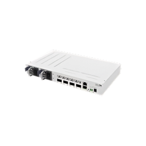 MIKROTIK Switch CRS504-4XQ-IN | Compact 100G High-Speed QSFP28 Layer 3 Switch with Dual Power Supply