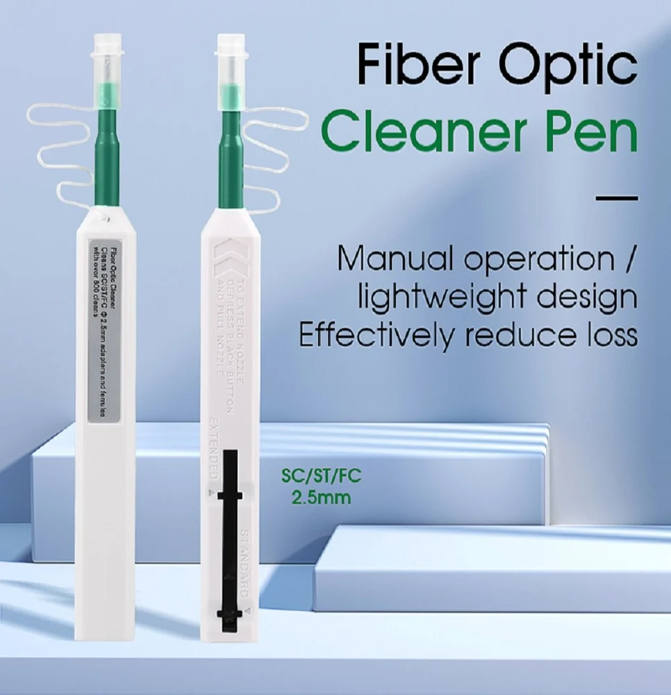 Fiber Optic Connector Cleaner – 2.5mm Cleaning Pen for SC/FC/ST port - Image 11